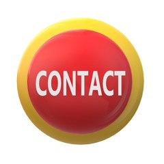 3D contact on white background. flat style. 3D contact sign for your web site design, logo, app, UI. 3D contact symbol.