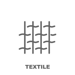 Textile icon. Element of row matterial icon. Thin line icon for website design and development, app development. Premium icon