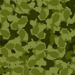 Naklejka premium Forest camouflage of various shades of green colors