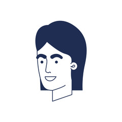 head of man avatar character