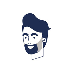 head of man avatar character