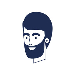 head of man avatar character