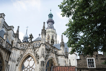 Fototapeta na wymiar Grote Kerk, Church in Breda, The Netherlands