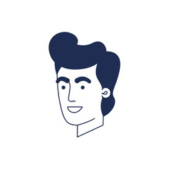 head of man avatar character