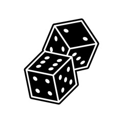 playing darts icon. Element of Casino for mobile concept and web apps icon. Glyph, flat icon for website design and development, app development