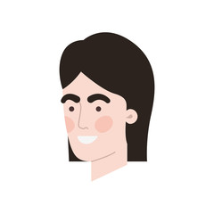 head of man avatar character