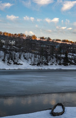  Spring sunset on the Usva River