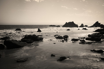 El Matador Beach Blank and White