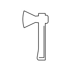 Axe icon. Element of Constraction tools for mobile concept and web apps icon. Outline, thin line icon for website design and development, app development