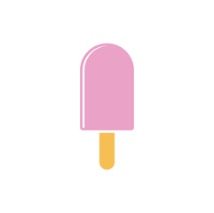 Ice cream icon on background for graphic and web design. Simple vector sign. Internet concept symbol for website button or mobile app.