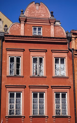 Fototapeta premium Tenement house on the Old Town of Warsaw city