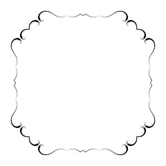 Decorative vector frame element.