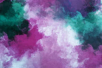 Fototapeta na wymiar abstract tie dye pattern brushstrokes hand drawn background, digital painted on fabric background.