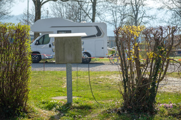 Charge electric power.