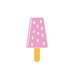 Ice cream icon on background for graphic and web design. Simple vector sign. Internet concept symbol for website button or mobile app.