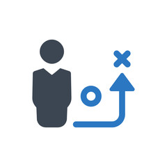 Business strategic planning icon