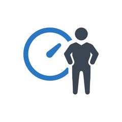 Business time planning icon