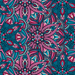 Mandala vintage design for printing. Tribal ornament.