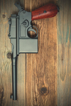 vintage Mauser submachine gun