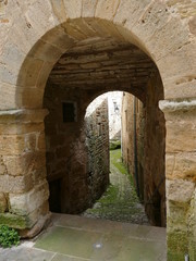 medieval archway in southern France