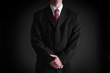 Young Businessman in Suit and Tie - Business