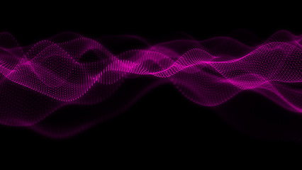 Music abstract background. Equalizer for music, showing sound waves with musical waves, background equalizer. 3d rendering.