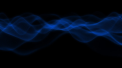 Fototapeta premium Music abstract background. Equalizer for music, showing sound waves with musical waves, background equalizer. 3d rendering.