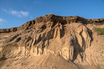 Kliff bei Hedehusum auf der Nordseeinsel Föhr
