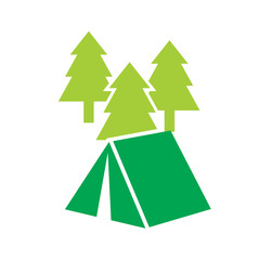 Fototapeta premium Outdoor landscape icon on background for graphic and web design. Simple vector sign. Internet concept symbol for website button or mobile app.