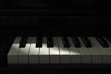 Piano in the dark
