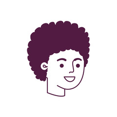 head of man avatar character