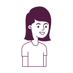 young woman avatar character