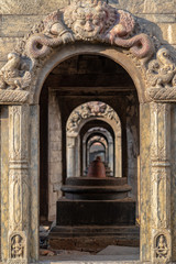 Shiva lingams in small temples