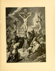 Christian illustration. Old image