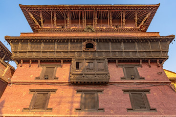 Fototapeta premium One of the facade of the Royal Palace in Patan (Lalitpur), Nepal