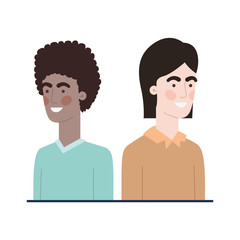 young men avatar character