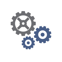 Technical mechanisms icon on background for graphic and web design. Simple vector sign. Internet concept symbol for website button or mobile app.