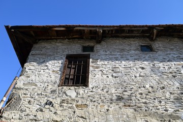 Old house (fragment). Abandoned, old houses.Turkey