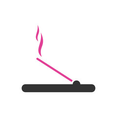 Yoga related icon on background for graphic and web design. Simple vector sign. Internet concept symbol for website button or mobile app.