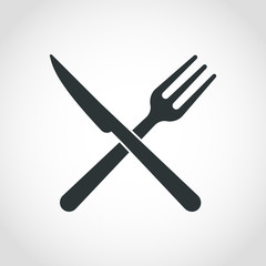 Knife and fork icons. Cutlery. Restaurant menu.