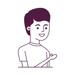 young man avatar character