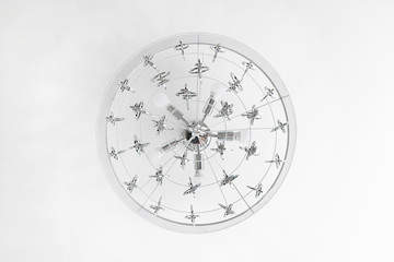 White ceiling chandelier