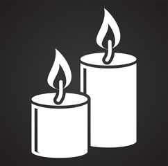 Yoga related icon on background for graphic and web design. Simple vector sign. Internet concept symbol for website button or mobile app.