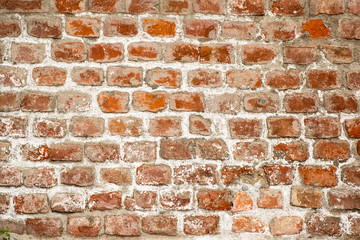 External structure of the brick wall