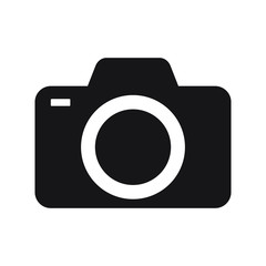 Photo camera vector icon