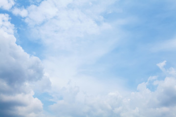 Blue sky and clouds