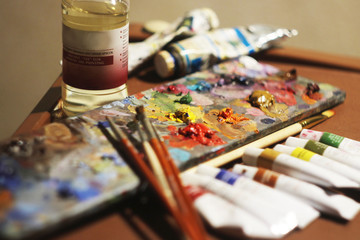 preparation for oil painting