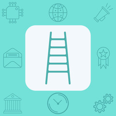 Ladder vector icon sign symbol