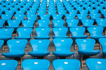Football field athletic field the audience seat