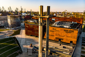Solidarity Square and European Solidarity Centre in Gdansk